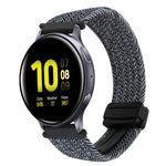 20mm磁性扣編織錶帶，適用三星Galaxy Watch Active 2，適用三星Galaxy Watch 3 41mm