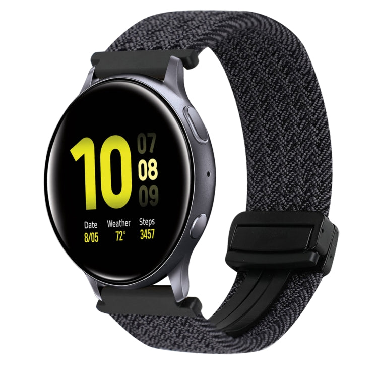 20mm磁性扣編織錶帶，適用三星Galaxy Watch Active 2，適用三星Galaxy Watch 3 41mm