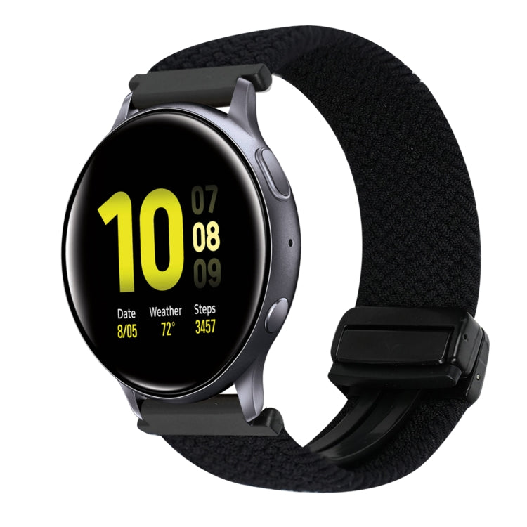 20mm磁性扣編織錶帶，適用三星Galaxy Watch Active 2，適用三星Galaxy Watch 3 41mm