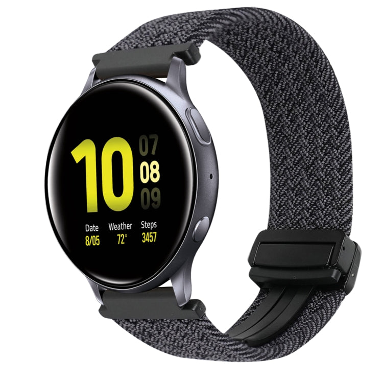 20mm磁性扣編織錶帶，適用三星Galaxy Watch Active 2，適用三星Galaxy Watch 3 41mm