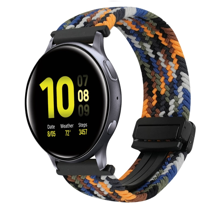 20mm磁性扣編織錶帶，適用三星Galaxy Watch Active 2，適用三星Galaxy Watch 3 41mm