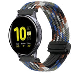 20mm磁性扣編織錶帶，適用三星Galaxy Watch Active 2，適用三星Galaxy Watch 3 41mm