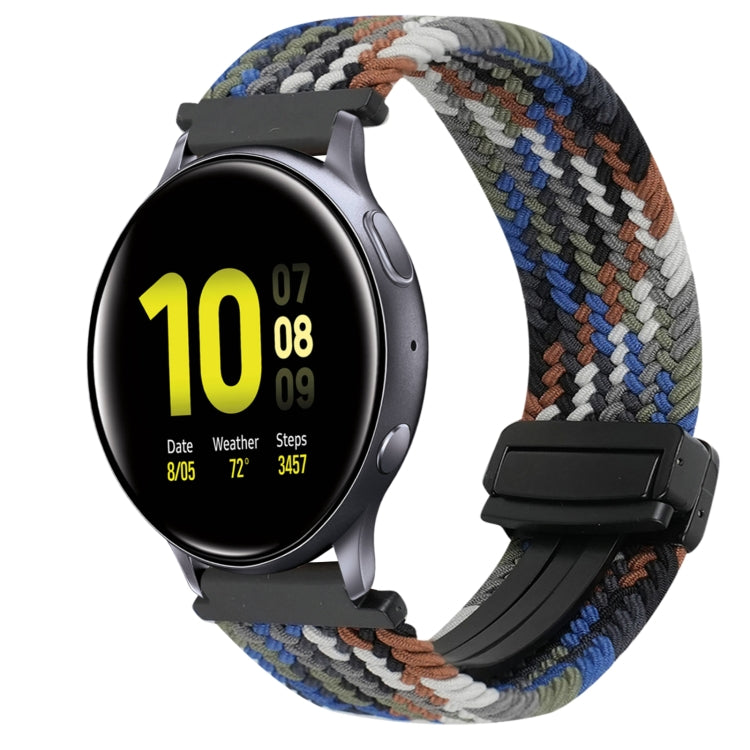 20mm磁性扣編織錶帶，適用三星Galaxy Watch Active 2，適用三星Galaxy Watch 3 41mm