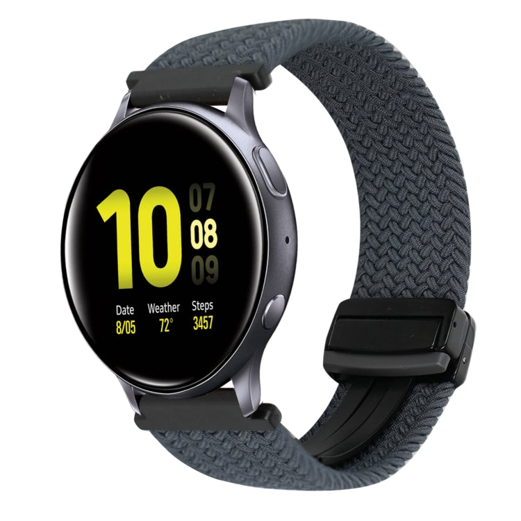 20mm磁性扣編織錶帶，適用三星Galaxy Watch Active 2，適用三星Galaxy Watch 3 41mm