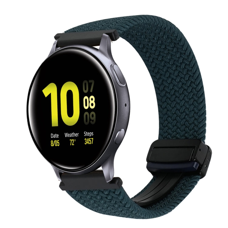 20mm磁性扣編織錶帶，適用三星Galaxy Watch Active 2，適用三星Galaxy Watch 3 41mm