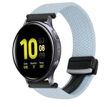 20mm磁性扣編織錶帶，適用三星Galaxy Watch Active 2，適用三星Galaxy Watch 3 41mm