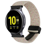 20mm磁性扣編織錶帶，適用三星Galaxy Watch Active 2，適用三星Galaxy Watch 3 41mm