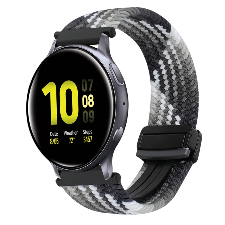 20mm磁性扣編織錶帶，適用三星Galaxy Watch Active 2，適用三星Galaxy Watch 3 41mm
