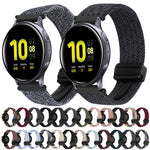 20mm磁性扣編織錶帶，適用三星Galaxy Watch Active 2，適用三星Galaxy Watch 3 41mm