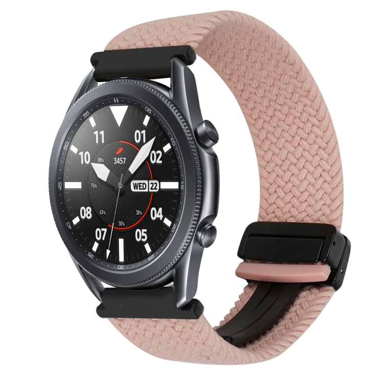 20mm磁性扣編織錶帶，適用三星Galaxy Watch Active 2，適用三星Galaxy Watch 3 41mm