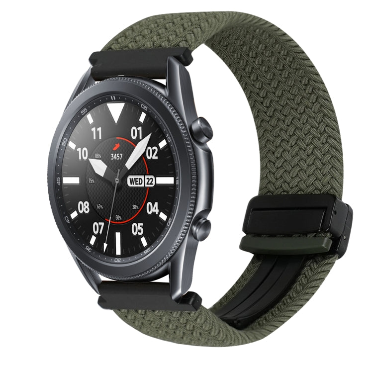 20mm磁性扣編織錶帶，適用三星Galaxy Watch Active 2，適用三星Galaxy Watch 3 41mm