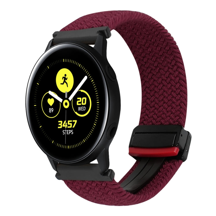 20mm磁性扣編織錶帶，適用三星Galaxy Watch Active，適用三星Galaxy Watch 42mm