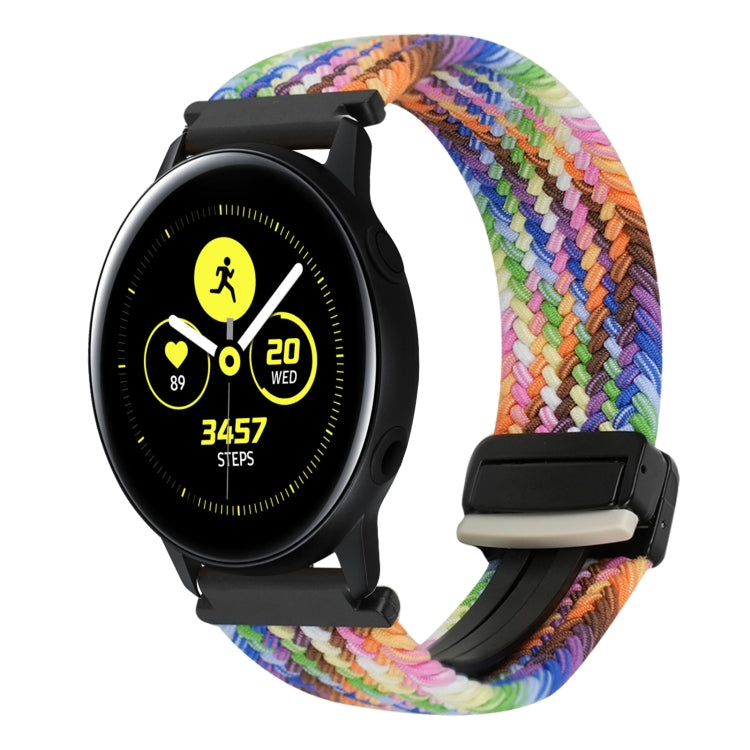 20mm磁性扣編織錶帶，適用三星Galaxy Watch Active，適用三星Galaxy Watch 42mm