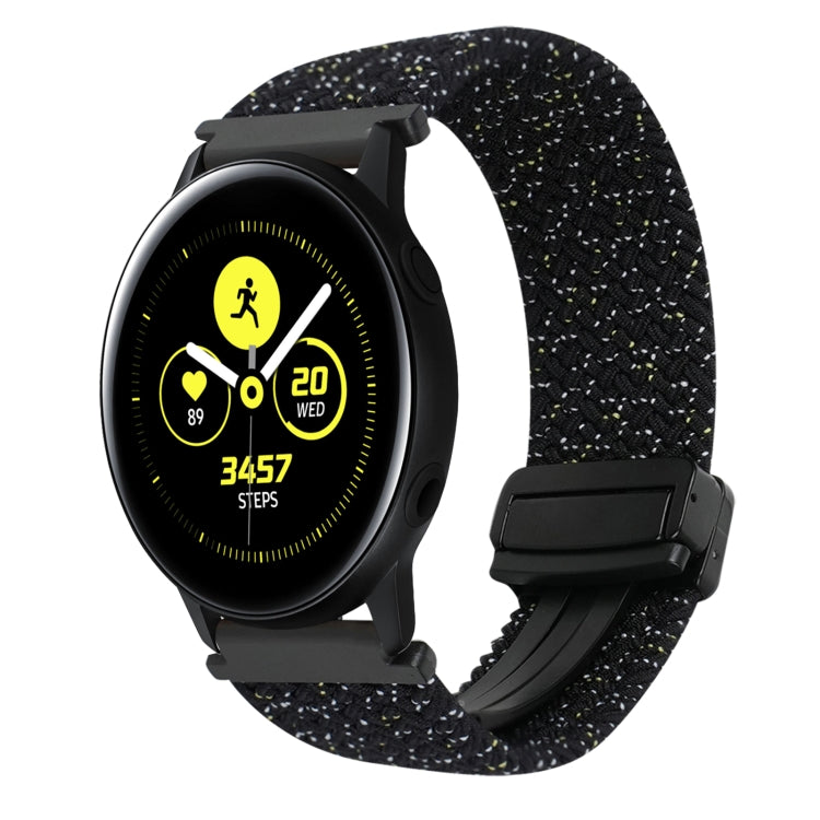 20mm磁性扣編織錶帶，適用三星Galaxy Watch Active，適用三星Galaxy Watch 42mm