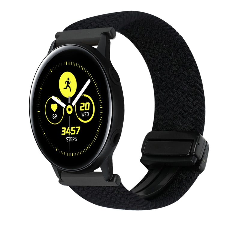 20mm磁性扣編織錶帶，適用三星Galaxy Watch Active，適用三星Galaxy Watch 42mm