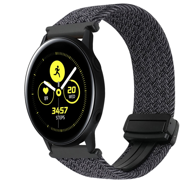 20mm磁性扣編織錶帶，適用三星Galaxy Watch Active，適用三星Galaxy Watch 42mm