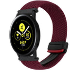20mm磁性扣編織錶帶，適用三星Galaxy Watch Active，適用三星Galaxy Watch 42mm