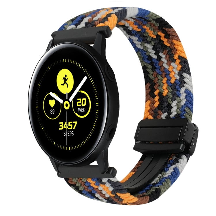 20mm磁性扣編織錶帶，適用三星Galaxy Watch Active，適用三星Galaxy Watch 42mm