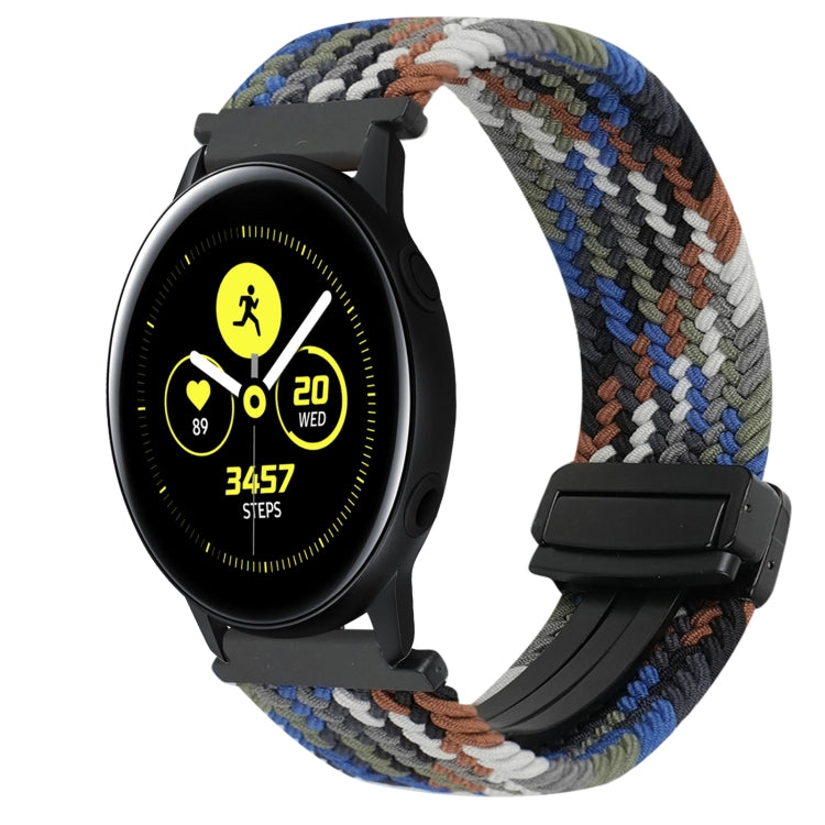 20mm磁性扣編織錶帶，適用三星Galaxy Watch Active，適用三星Galaxy Watch 42mm