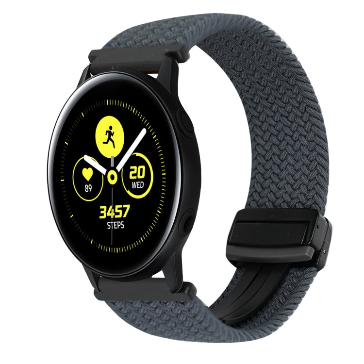 20mm磁性扣編織錶帶，適用三星Galaxy Watch Active，適用三星Galaxy Watch 42mm