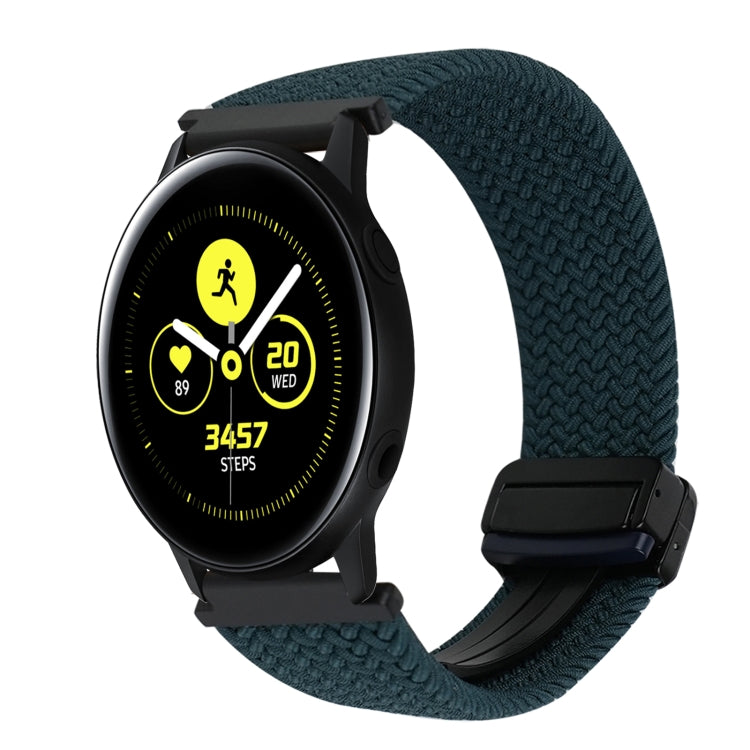 20mm磁性扣編織錶帶，適用三星Galaxy Watch Active，適用三星Galaxy Watch 42mm