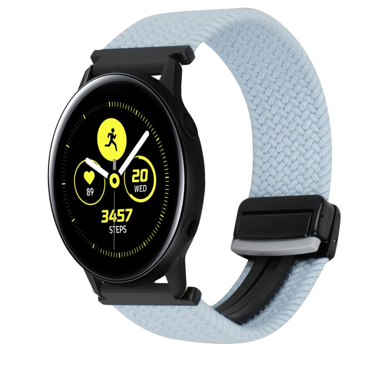 20mm磁性扣編織錶帶，適用三星Galaxy Watch Active，適用三星Galaxy Watch 42mm