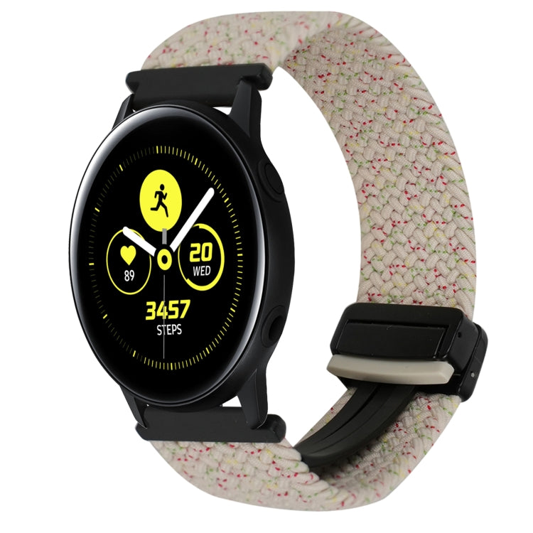 20mm磁性扣編織錶帶，適用三星Galaxy Watch Active，適用三星Galaxy Watch 42mm