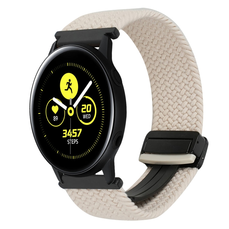 20mm磁性扣編織錶帶，適用三星Galaxy Watch Active，適用三星Galaxy Watch 42mm