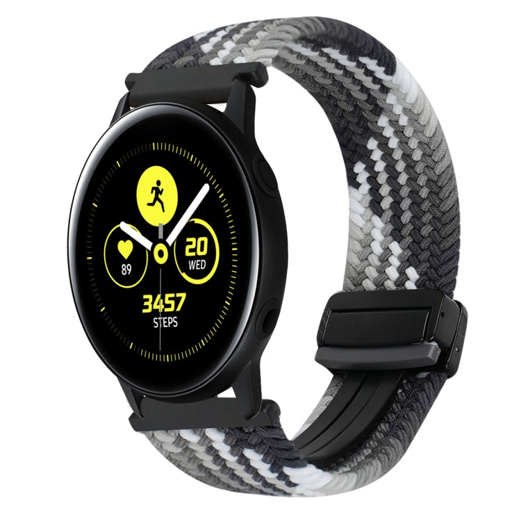 20mm磁性扣編織錶帶，適用三星Galaxy Watch Active，適用三星Galaxy Watch 42mm
