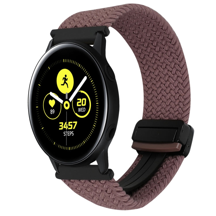 20mm磁性扣編織錶帶，適用三星Galaxy Watch Active，適用三星Galaxy Watch 42mm