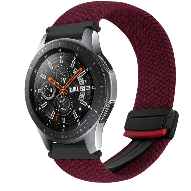 20mm磁性扣編織錶帶，適用三星Galaxy Watch Active，適用三星Galaxy Watch 42mm