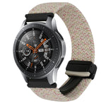 20mm磁性扣編織錶帶，適用三星Galaxy Watch Active，適用三星Galaxy Watch 42mm