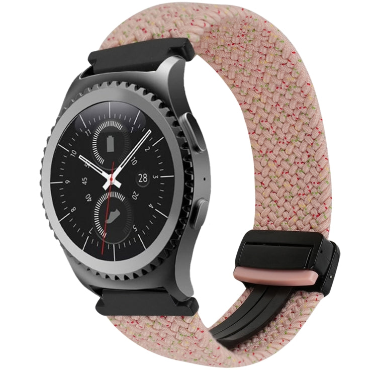20mm Magnetic Buckle Braided Watch Strap, For Samsung Gear S2 Classic, For Samsung Galaxy Watch 7