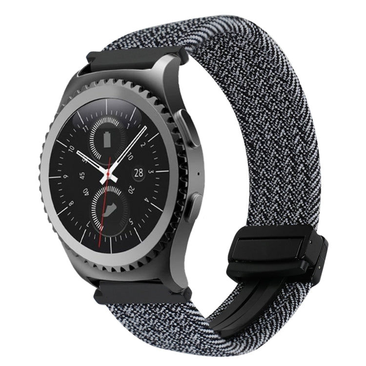 20mm Magnetic Buckle Braided Watch Strap, For Samsung Gear S2 Classic, For Samsung Galaxy Watch 7