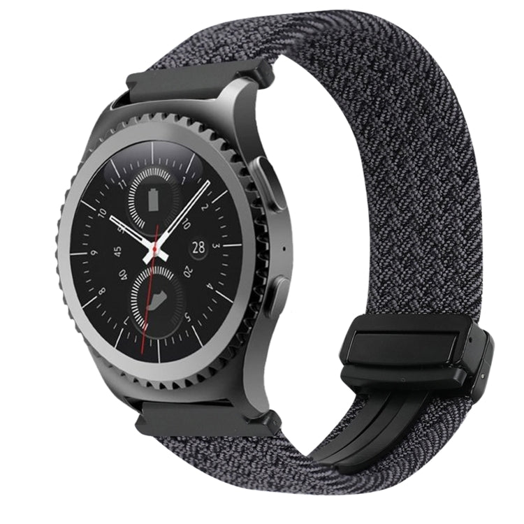 20mm Magnetic Buckle Braided Watch Strap, For Samsung Gear S2 Classic, For Samsung Galaxy Watch 7