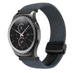 20mm Magnetic Buckle Braided Watch Strap, For Samsung Gear S2 Classic, For Samsung Galaxy Watch 7
