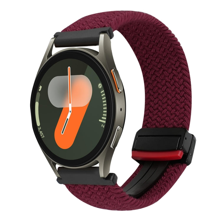 20mm Magnetic Buckle Braided Watch Strap, For Samsung Gear S2 Classic, For Samsung Galaxy Watch 7