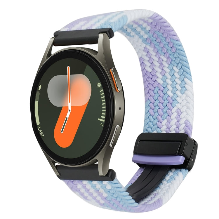 20mm Magnetic Buckle Braided Watch Strap, For Samsung Gear S2 Classic, For Samsung Galaxy Watch 7
