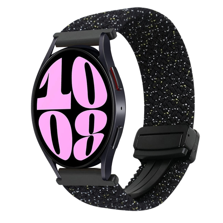 20毫米磁扣編織錶帶，適用於Samsung Galaxy Watch 6，適用於Samsung Galaxy Watch 5