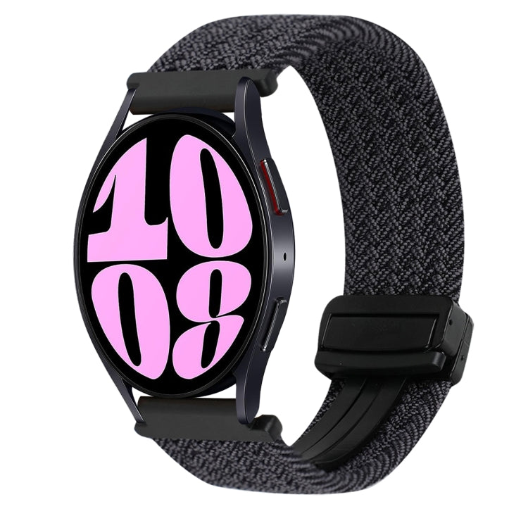 20毫米磁扣編織錶帶，適用於Samsung Galaxy Watch 6，適用於Samsung Galaxy Watch 5
