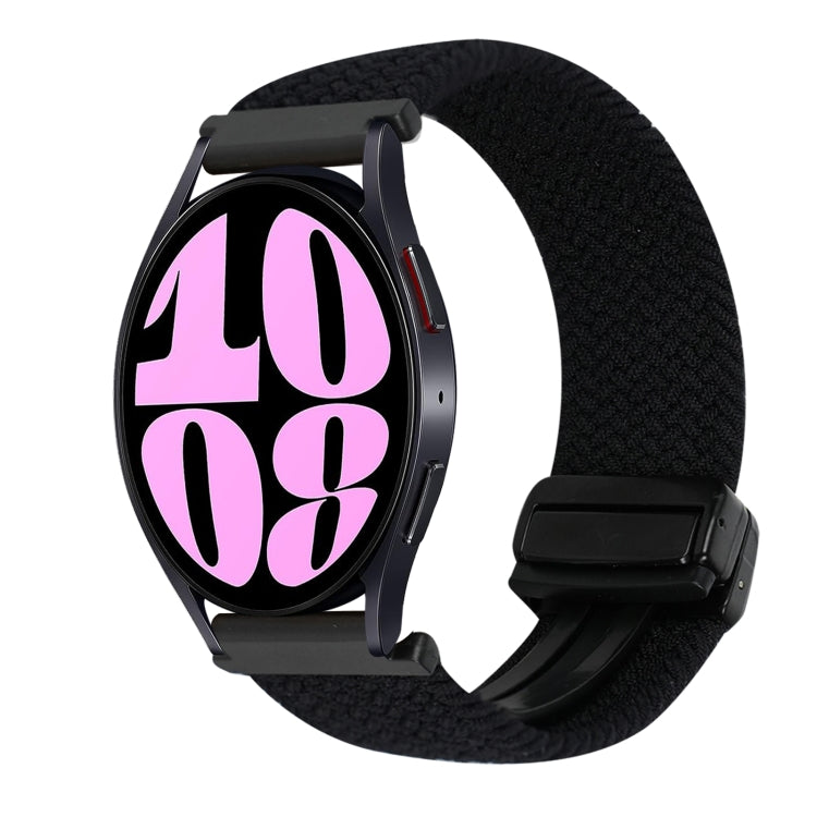 20毫米磁扣編織錶帶，適用於Samsung Galaxy Watch 6，適用於Samsung Galaxy Watch 5