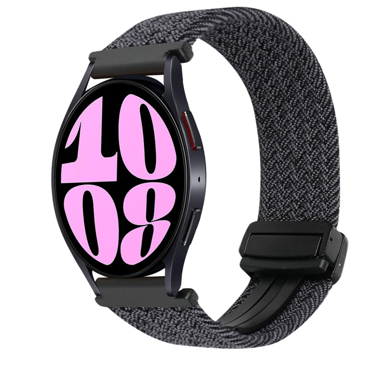 20毫米磁扣編織錶帶，適用於Samsung Galaxy Watch 6，適用於Samsung Galaxy Watch 5