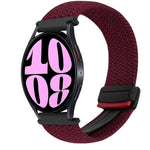 20毫米磁扣編織錶帶，適用於Samsung Galaxy Watch 6，適用於Samsung Galaxy Watch 5