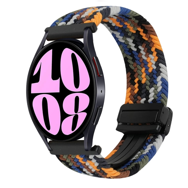 20毫米磁扣編織錶帶，適用於Samsung Galaxy Watch 6，適用於Samsung Galaxy Watch 5