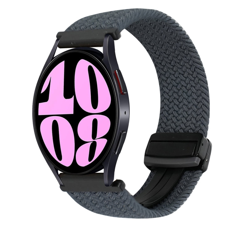 20毫米磁扣編織錶帶，適用於Samsung Galaxy Watch 6，適用於Samsung Galaxy Watch 5