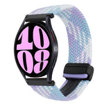 20毫米磁扣編織錶帶，適用於Samsung Galaxy Watch 6，適用於Samsung Galaxy Watch 5