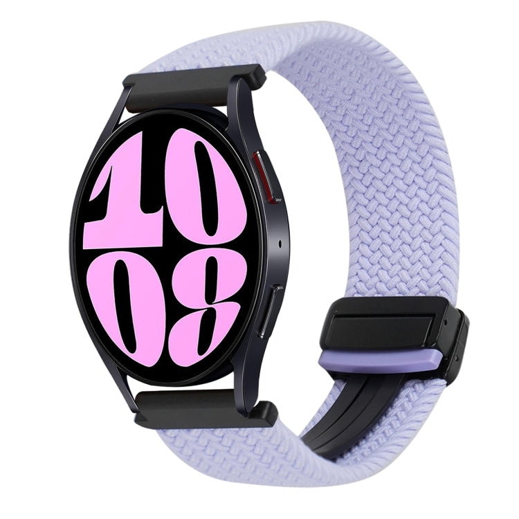 20毫米磁扣編織錶帶，適用於Samsung Galaxy Watch 6，適用於Samsung Galaxy Watch 5