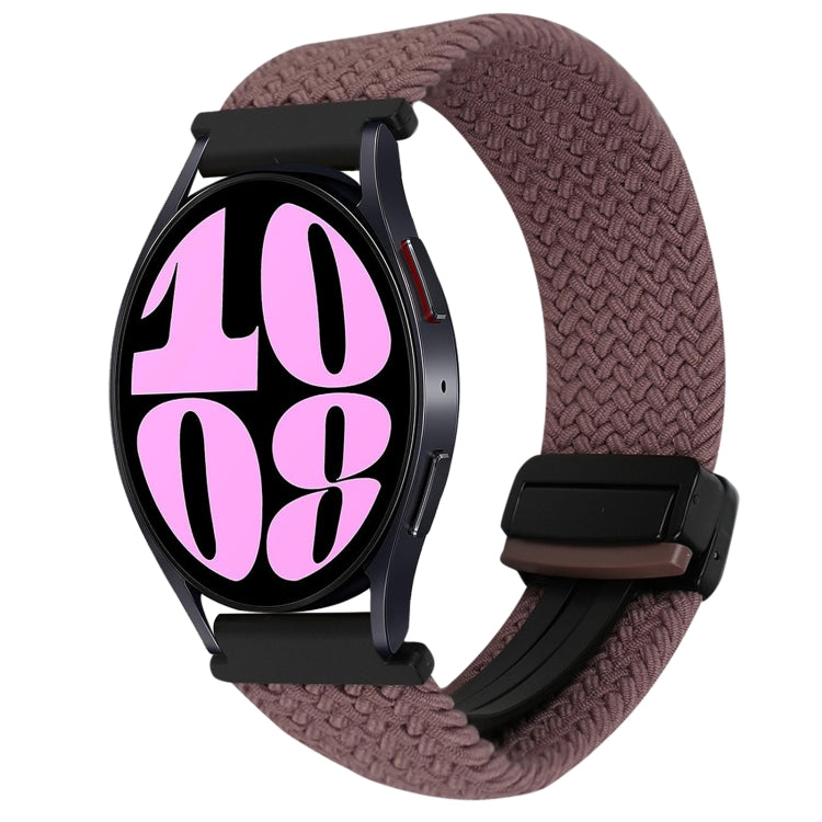 20毫米磁扣編織錶帶，適用於Samsung Galaxy Watch 6，適用於Samsung Galaxy Watch 5
