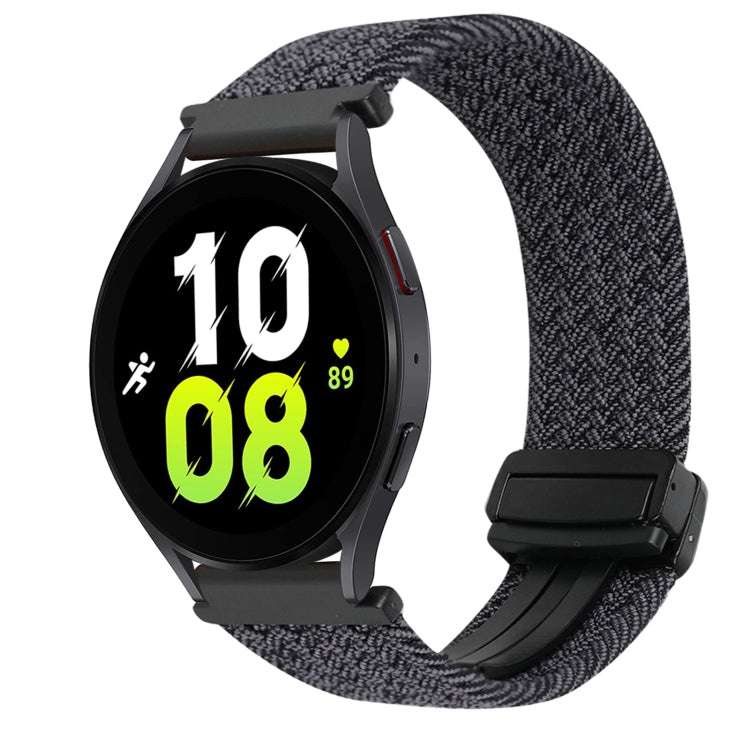 20毫米磁扣編織錶帶，適用於Samsung Galaxy Watch 6，適用於Samsung Galaxy Watch 5