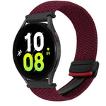 20毫米磁扣編織錶帶，適用於Samsung Galaxy Watch 6，適用於Samsung Galaxy Watch 5